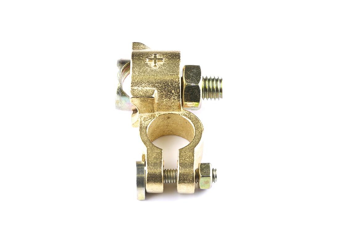 COLLIER DE BATTERIE DOUBLE SERRAGE PÔLE (+) SECTION 95²